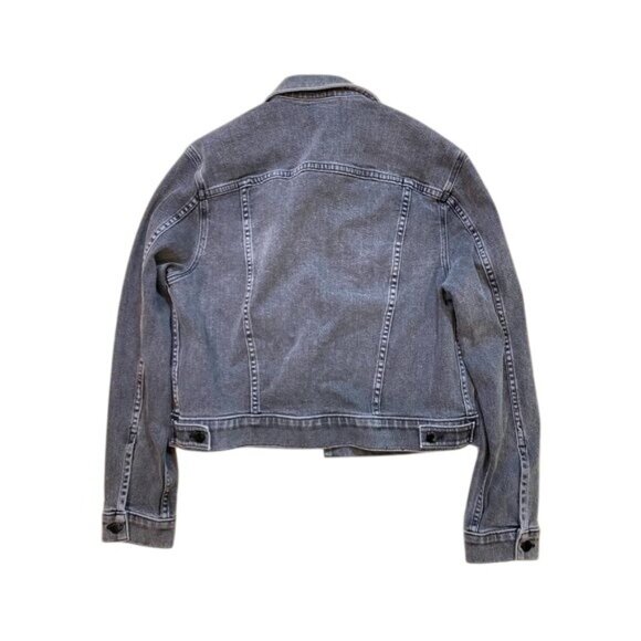 NWOT Cotton Citizen Denim Trucker Jacket Washed Grey - Picture 3 of 5